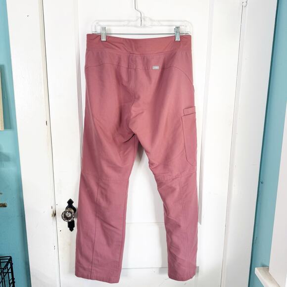 FIGS Kade Cargo Scrub Trousers Pants Hot Pink Drawstring Technical Collection MP - Picture 6 of 11